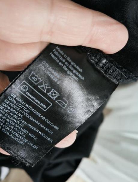 H&m bavlnené tričkové šaty m-l, h&m,l