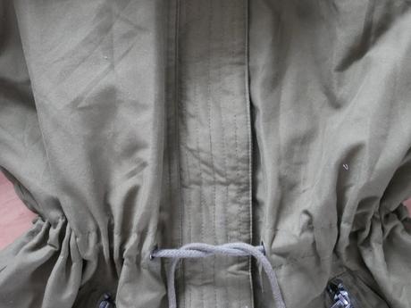 Predľžená zimná vetrovka s kapucňou, vero moda,xs