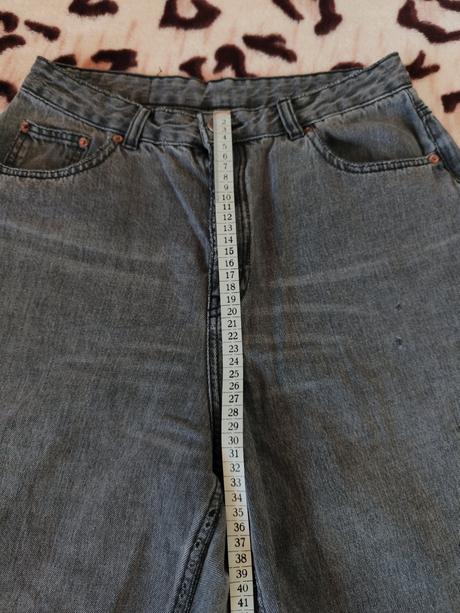 Dámske rifle denim, veľ.m rozmery pridané, stav ak, denim,m