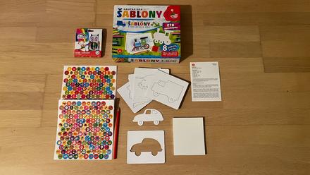 Šablóny na kreslenie a samolepky, 