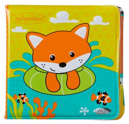 Infantino knižka do kúpeľa roto squirter s hračkou,