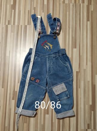 Nohavice na traky riflove, 80