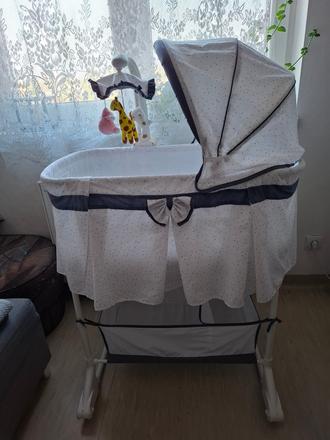 Kolíska, monitor dychu, váha, ohrievač mlieka,, šírka (cm): 40,dĺžka (cm): 80