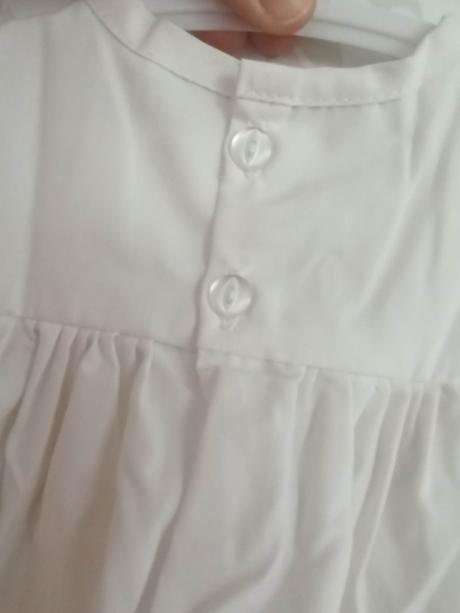 Šaty biele 3-6 mes., 68 / 110