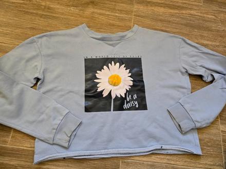 Crop top mikina č.158-164, 158