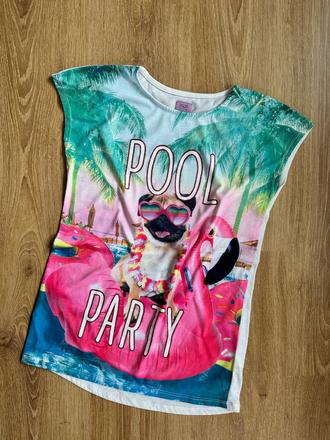 Farebné tričko, f&f,158