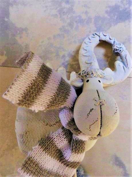 Dekorácia - vianočný sobík,