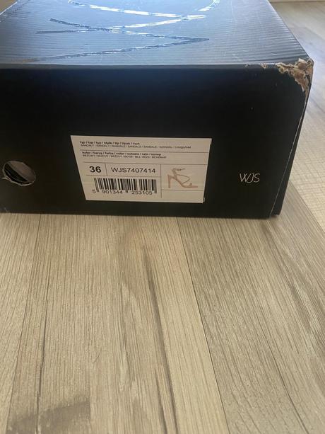 Sandále na opätku, wojas,36