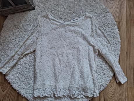 Čipkovaný topík, h&m,158