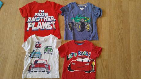 Chlapčenské bavlnené tričká veľ. 92, baby club,92