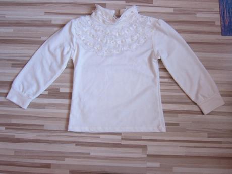 Komplet tričko,kabát a sukňa, 128