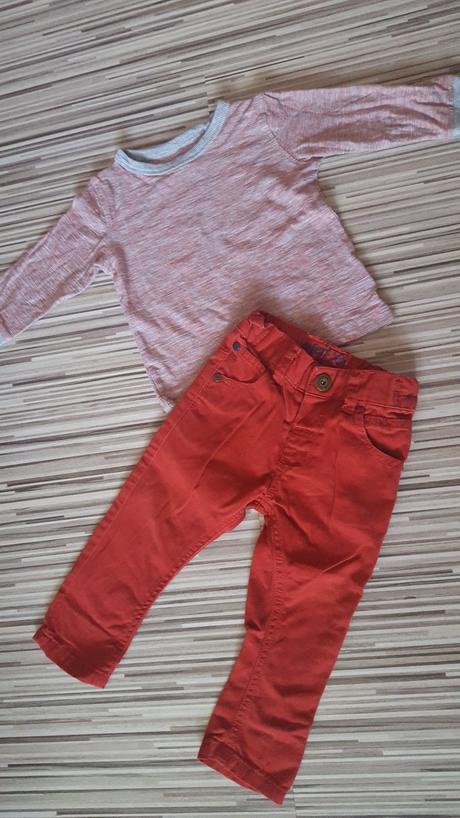Next nohavice a tričko (9-12 mesiacov), next,80