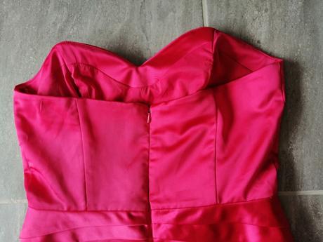 Sýtoružové saténové kvalitné šaty janenorman, vs, s