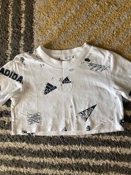 Crop tričko adidas, adidas,140