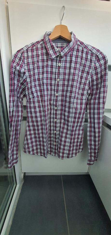 Dámska károvaná košeľa, kenvelo,36