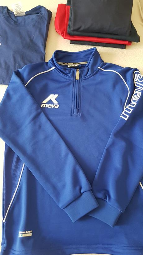 Futbalový dres mewa - bunda a tričko, 134