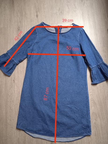 Dámske riflové šaty, f&f,l