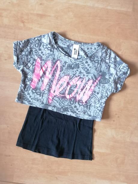 Súprava trička s tielkom, veľ. 146/152, c&a,134