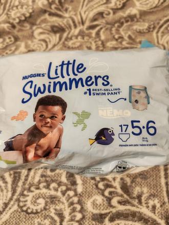 Plienky na plávanie huggied veľkosť 5.6, huggies,11 kg - 25 kg