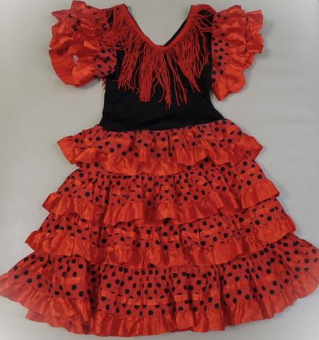 104/110 kostym-spanielska tanecnica,4-5 r.,