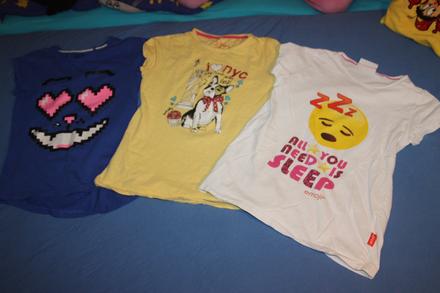 3x tricko 146/152, c&a,146