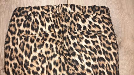 Nohavice s leopardím vzorom zara, zara,s
