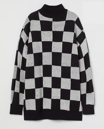 Sveter vzor pierot s/m, h&m,s