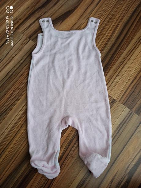 Zamatové dupačky s macíkom v. 62, baby club,62