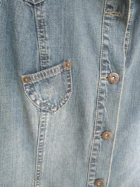 Riflové letné šaty v. 40, 40