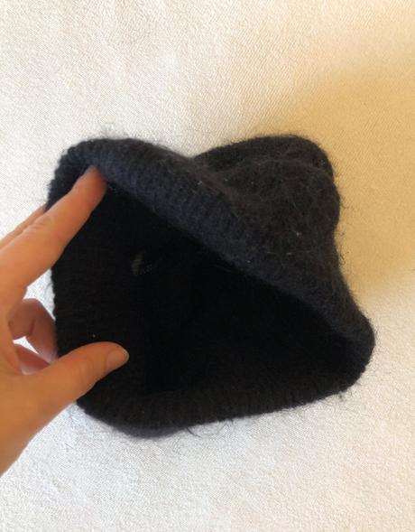 Čierna vlnená unisex čiapka h&m, h&m