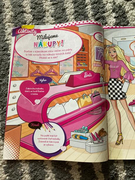 Barbie časopisy a plagáty, 