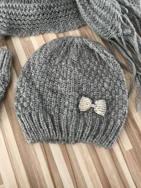 Súprava šál čiapka rukavice, s