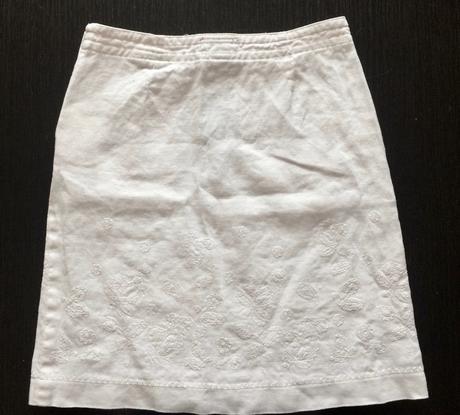 H&m l.o.g.g. vyšívaná ľanová sukňa ve.140, h&m,140