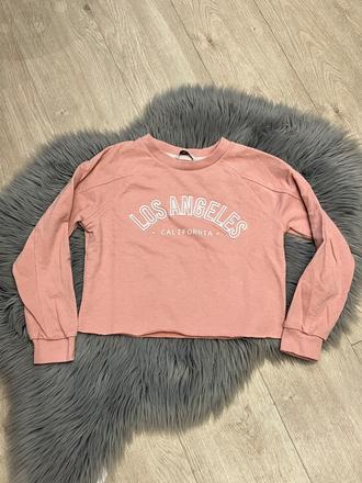 Dievčenská crop mikina s nápisom (134-140), george,134