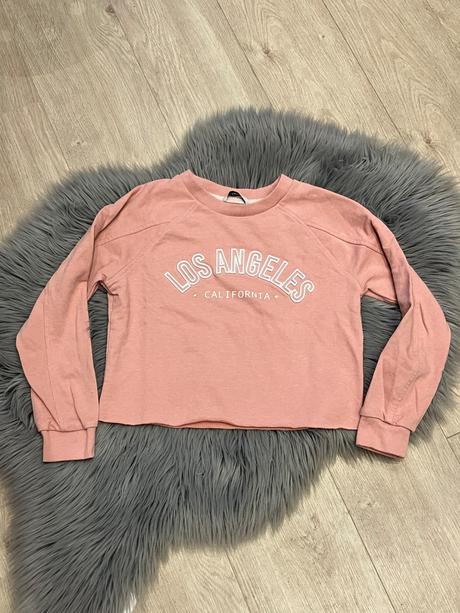 Dievčenská crop mikina s nápisom (134-140), george,134