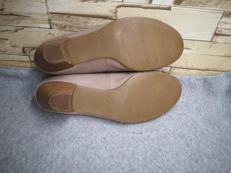 Gabor 39 - dámske kožené šedé lodičky, gabor,39