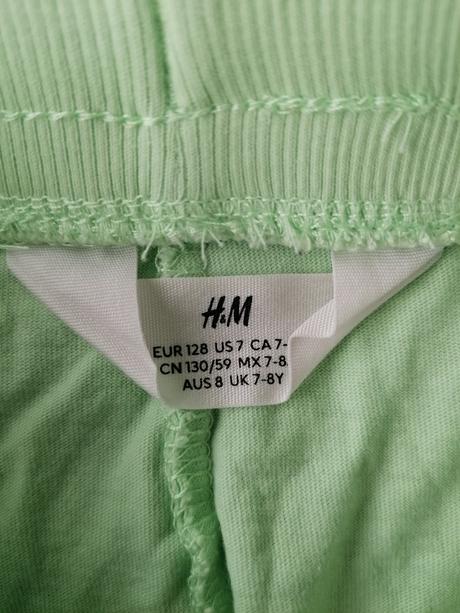 Limetkove tepláky, h&m,128