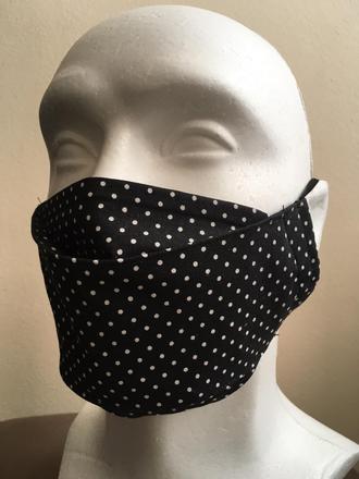 Dvojvrstvové bavlnené rúško,,špeciálny strih",