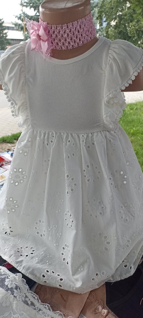 Madeirove šaty pre detičky, 92 / 98 / 104 / 110 / 116