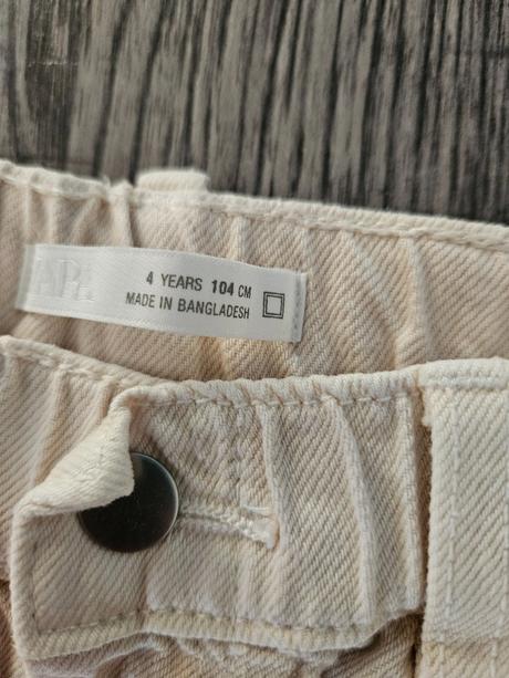 Béžové rifle zara 104, zara,104