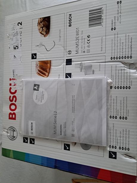 Séria 2 kuchynský robot mum 700 w biel, bosch