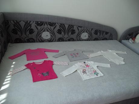 4 x tričko s dlhým rukávom a body k tomu, 74, early days,74