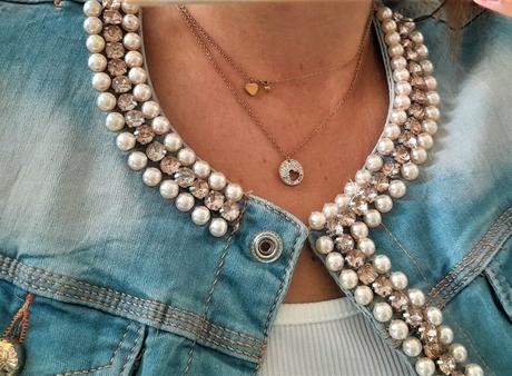 Dvojitý náhrdelník-rodiovaný, 