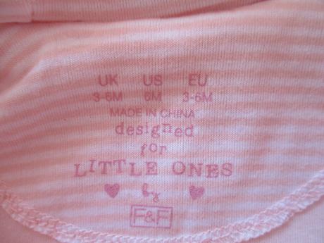 1 x použitý ružový overal, f&f,62