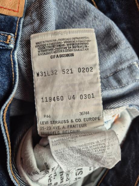 Pánske rifle levi's, levis,32