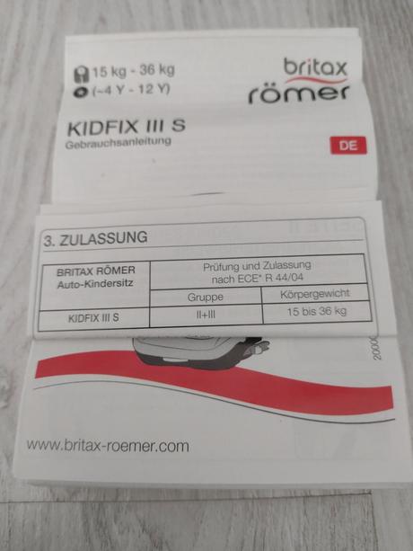 Autosedacka britax kidfix iii s, britax