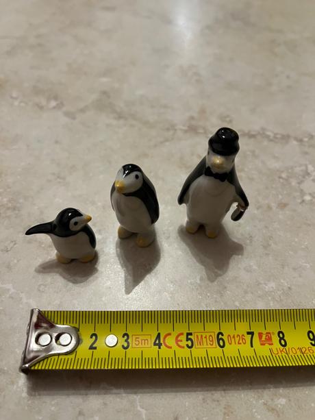 Keramická ozdoba rodina tučniakov, 