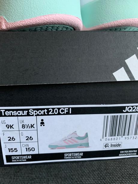 Tenisky na suchý zips, adidas,26