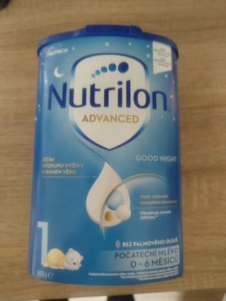 Nutrilon advanced 1 good night 800g nový neotvoren, 