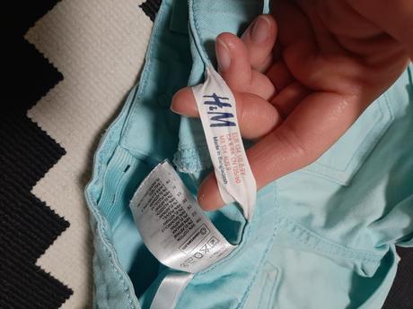 Letné kraťasky rifľového vzhľadu na 6-9r., h&m,134